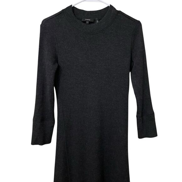 Theory Black Midi sweater dress - Picture 5 of 11